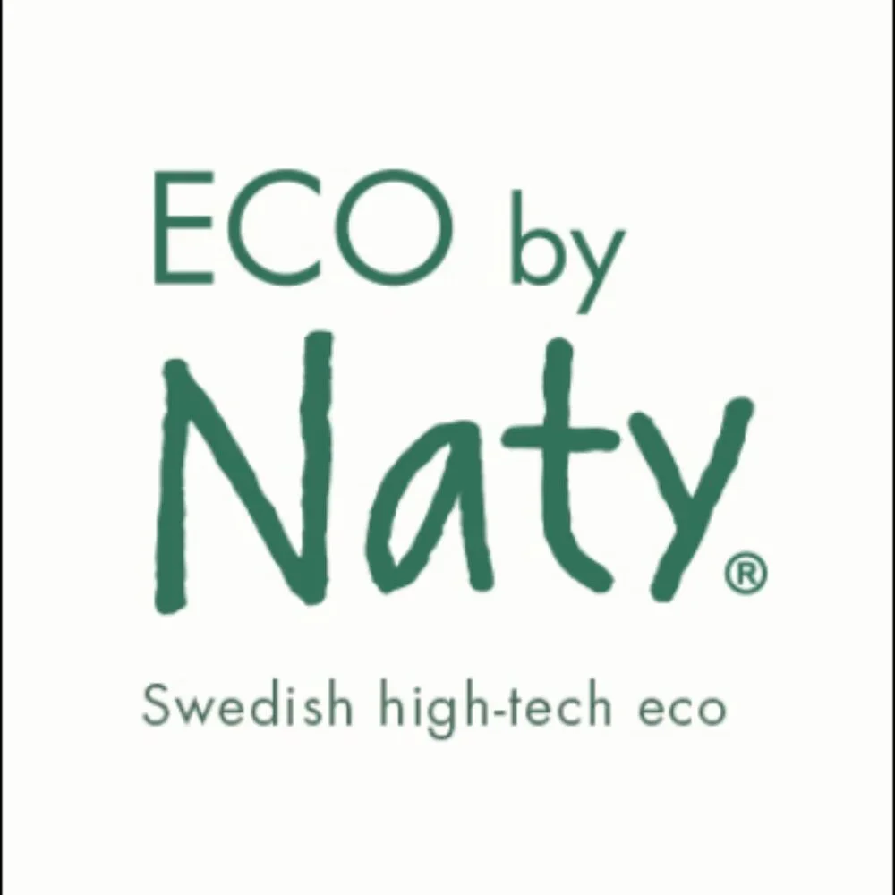 Naty Organic Nappy Bag, Diaper Bag, Blue/White - Bundle -Brand New